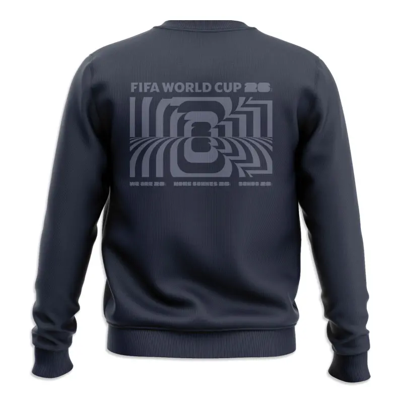 2026 World Cup Amplified Navy Crew Sweatshirt – Unisex – World Cup Soccer Shirts & Gear