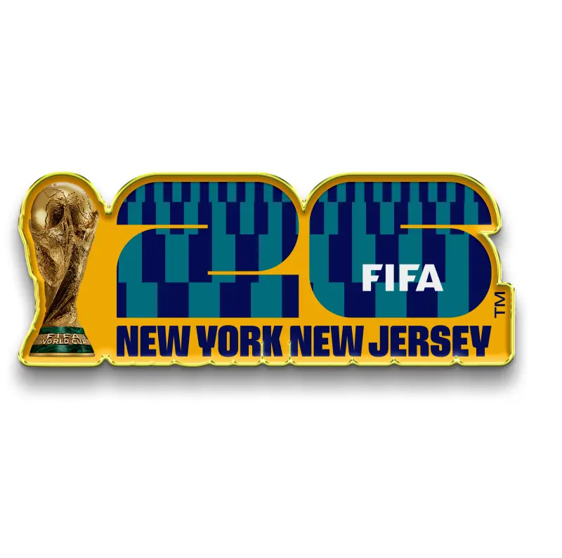2026 World Cup Host City New York/New Jersey Hat Pin – World Cup Soccer Shirts & Gear