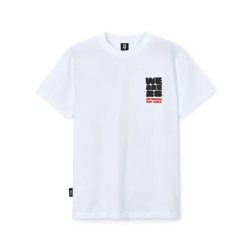 2026 World Cup San Francisco Bay Area White T-Shirt – Unisex – World Cup Soccer Shirts & Gear