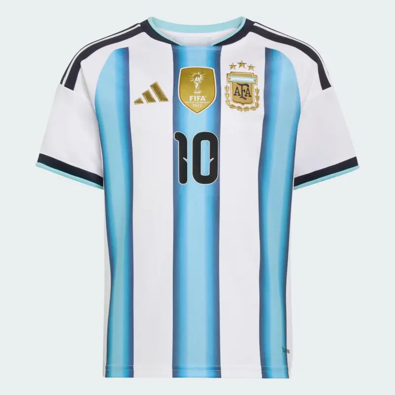 adidas Argentina 2026 Messi Home Jersey – Youth – World Cup Soccer Shirts & Gear