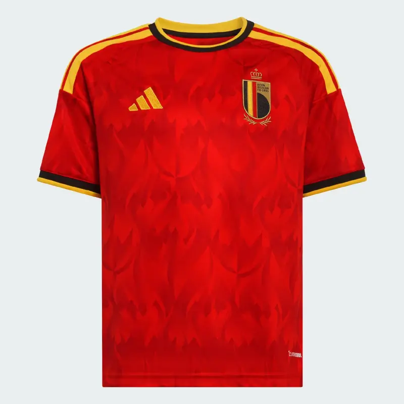 adidas Belgium 2026 Home Jersey – Youth – World Cup Soccer Shirts & Gear
