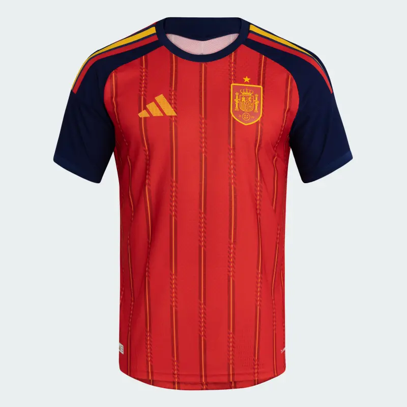 adidas Spain 2026 Authentic Home Jersey – Men’s – World Cup Soccer Shirts & Gear