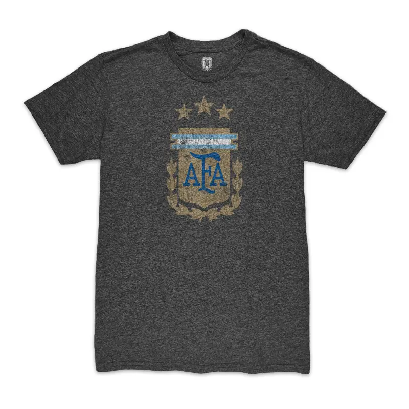 Alejandro Garnacho Argentina National Team 1863FC Player Vintage Tri-Blend T-Shirt – Black – World Cup Soccer Shirts & Gear