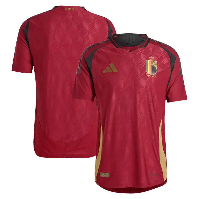 Belgium National Team adidas 2024 Home Authentic Jersey – Burgundy – World Cup Soccer Shirts & Gear