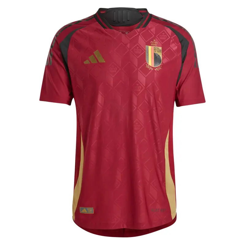 Belgium National Team adidas 2024 Home Authentic Jersey – Burgundy – World Cup Soccer Shirts & Gear