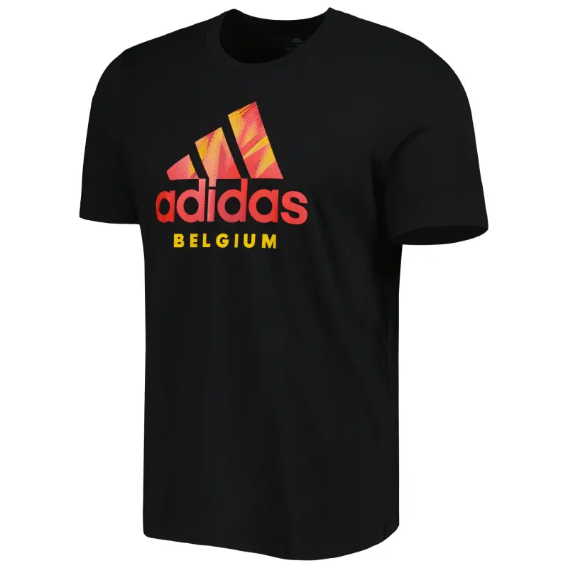 Belgium National Team adidas DNA Graphic T-Shirt – Black – World Cup Soccer Shirts & Gear