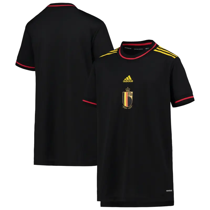 Belgium National Team adidas Women’s 2022 Replica Jersey – Black – World Cup Soccer Shirts & Gear