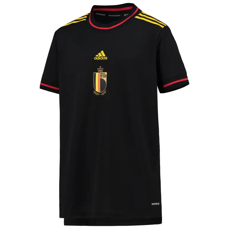 Belgium National Team adidas Women’s 2022 Replica Jersey – Black – World Cup Soccer Shirts & Gear