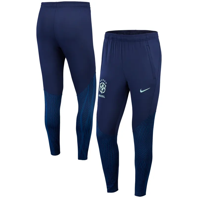 Brazil National Team Nike 2022 Strike Performace Track Pants – Navy – World Cup Soccer Shirts & Gear
