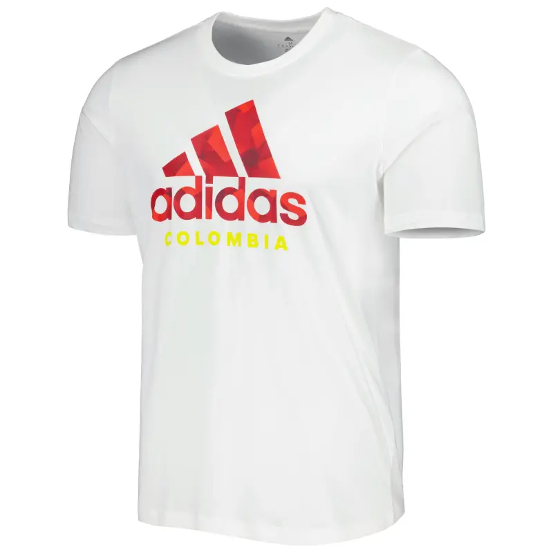 Colombia National Team adidas DNA Graphic T-Shirt – White – World Cup Soccer Shirts & Gear