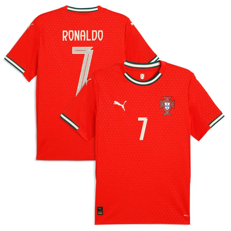 Cristiano Ronaldo Portugal National Team Puma 2025 Home Replica Jersey – Red – World Cup Soccer Shirts & Gear