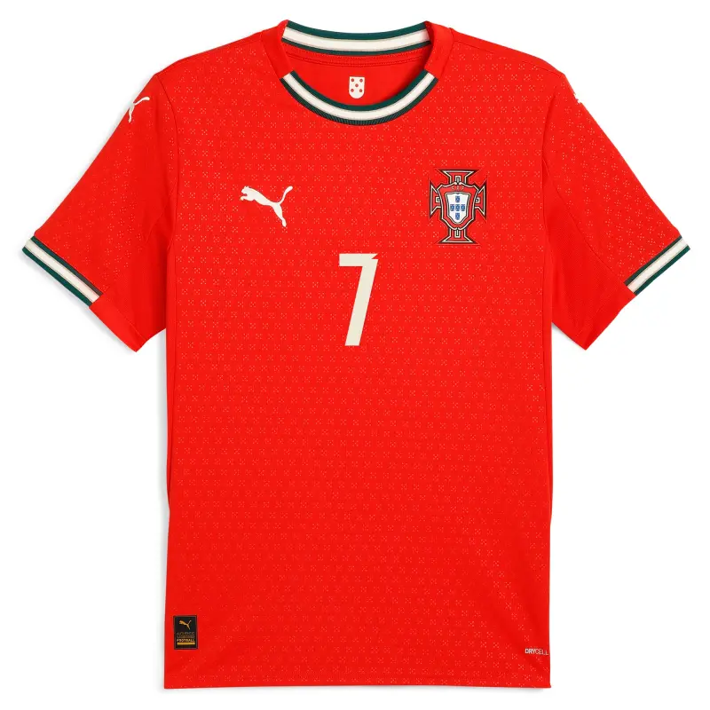 Cristiano Ronaldo Portugal National Team Puma 2025 Home Replica Jersey – Red – World Cup Soccer Shirts & Gear