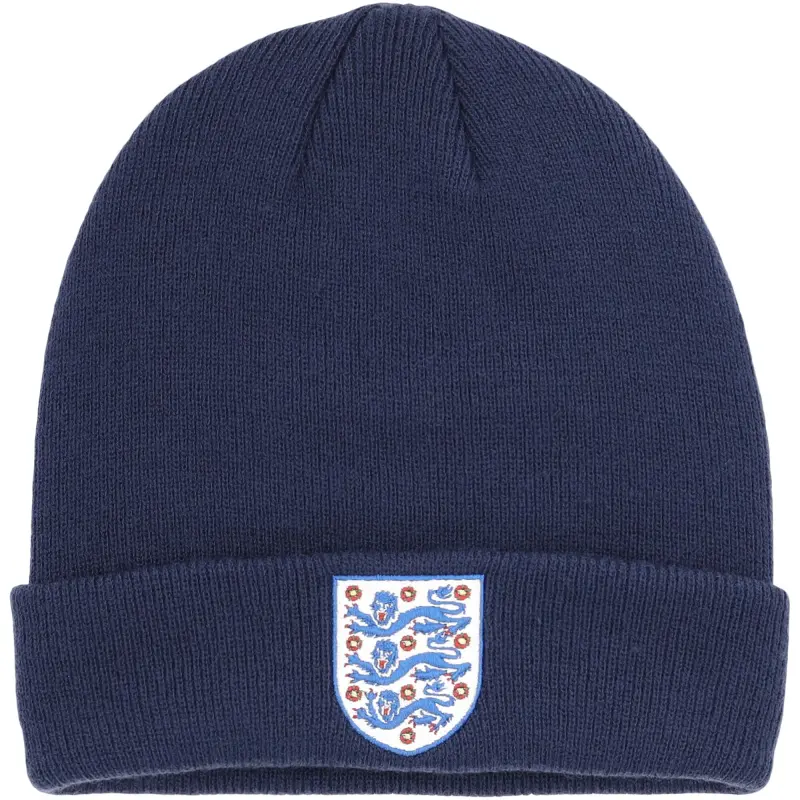 England Core Beanie Cuff Navy Kids – World Cup Soccer Shirts & Gear