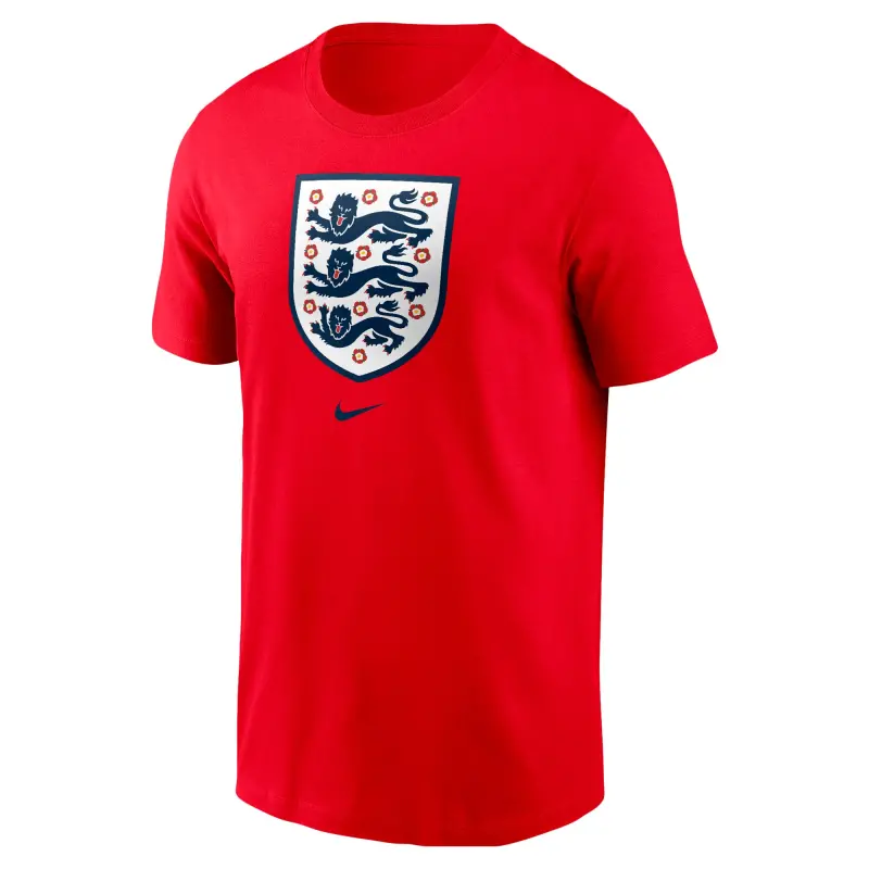 England National Team Nike Crest Core T-Shirt – Red – World Cup Soccer Shirts & Gear