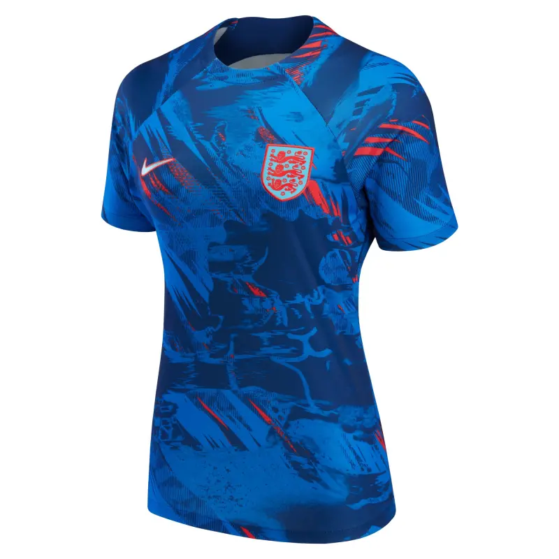 England National Team Nike Women’s 2022 Pre-Match Top Blue – World Cup Soccer Shirts & Gear