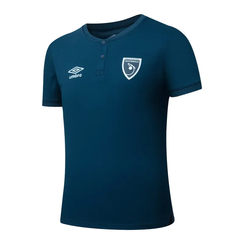 Guatemala National Team Umbro 2025 Crew Neck Polo – Navy – World Cup Soccer Shirts & Gear