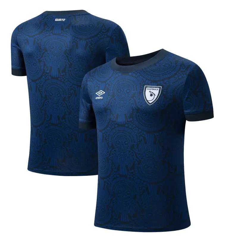 Guatemala National Team Umbro 2025 Pre-Match Jersey – Navy – World Cup Soccer Shirts & Gear