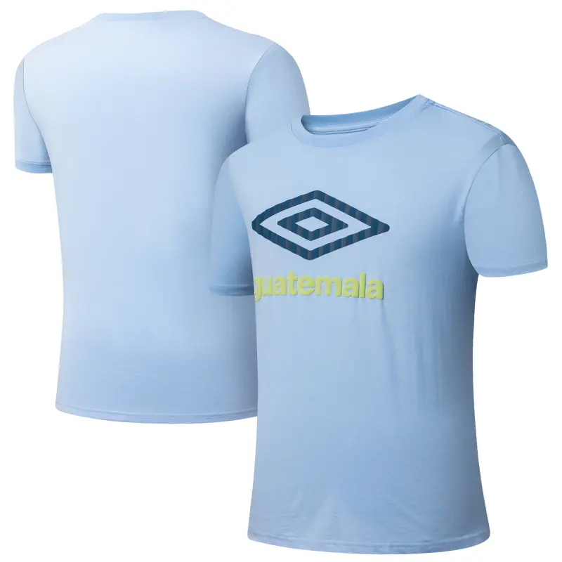 Guatemala National Team Umbro 2025 T-Shirt – Light Blue – World Cup Soccer Shirts & Gear
