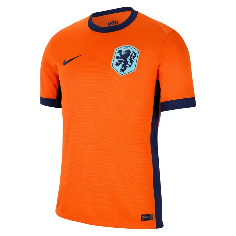 Netherlands National Team Nike 2024 Home Replica Blank Jersey – Orange – World Cup Soccer Shirts & Gear