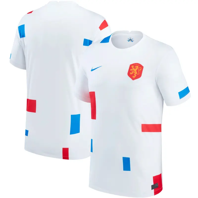 Netherlands Women’s National Team Nike 2022/23 Away Replica Blank Jersey – White – World Cup Soccer Shirts & Gear
