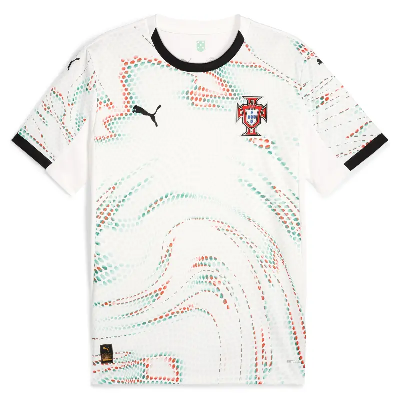 Portugal National Team Puma 2025 Away Replica Jersey – White – World Cup Soccer Shirts & Gear