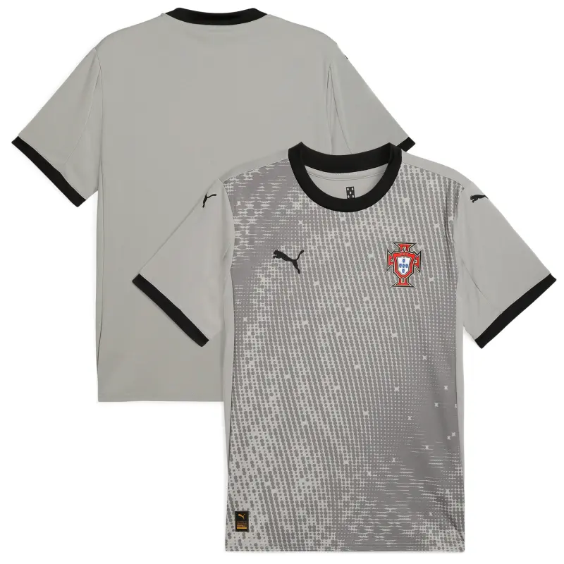 Portugal National Team Puma 2025 Goalkeeper Jersey – Gray – World Cup Soccer Shirts & Gear
