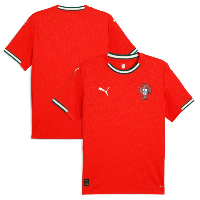 Portugal National Team Puma 2025 Home Replica Jersey – Red – World Cup Soccer Shirts & Gear