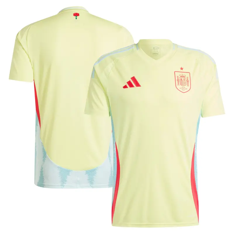 Spain National Team adidas 2024 Away Replica Jersey – Yellow – World Cup Soccer Shirts & Gear