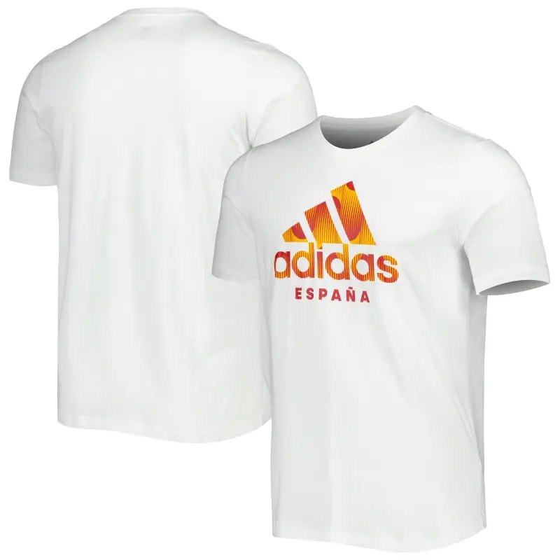 Spain National Team adidas DNA Graphic T-Shirt – White – World Cup Soccer Shirts & Gear