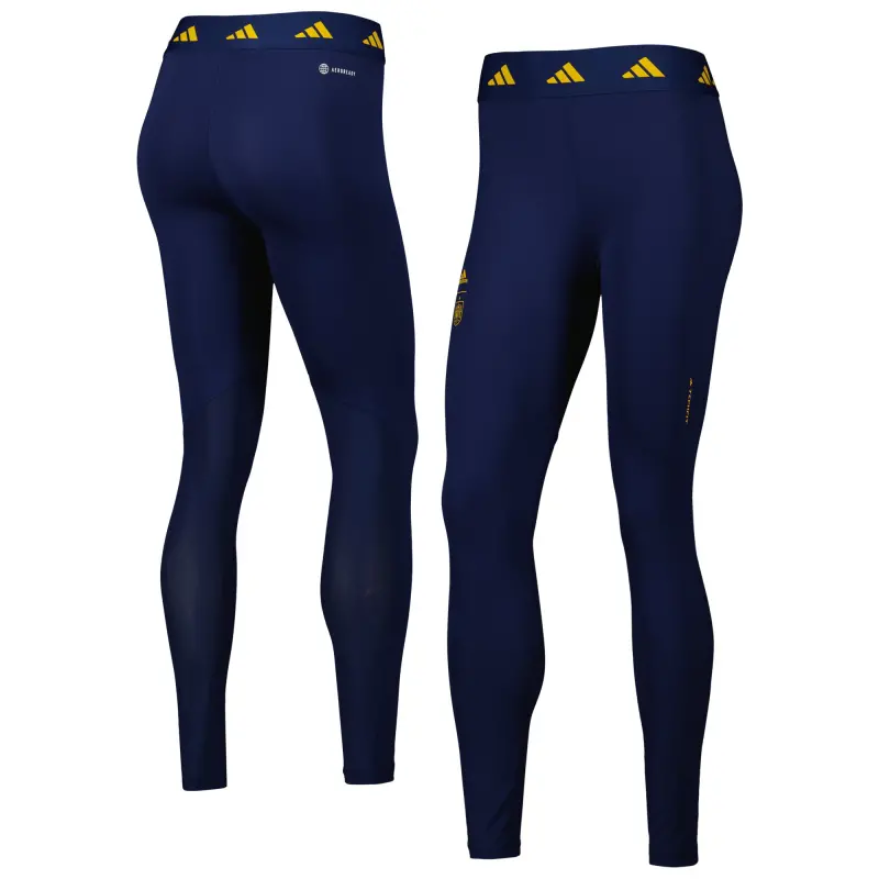 Spain National Team adidas Women’s DNA AEROREADY Tights – Navy – World Cup Soccer Shirts & Gear